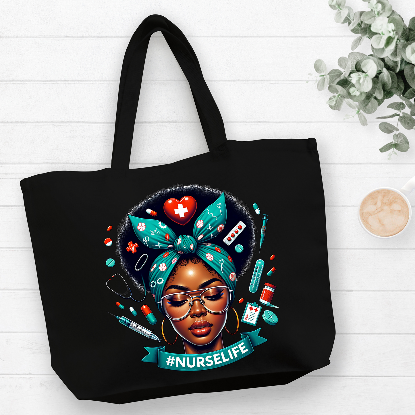 Nurse Life Tote-bag Pretty Blank Design, LLC