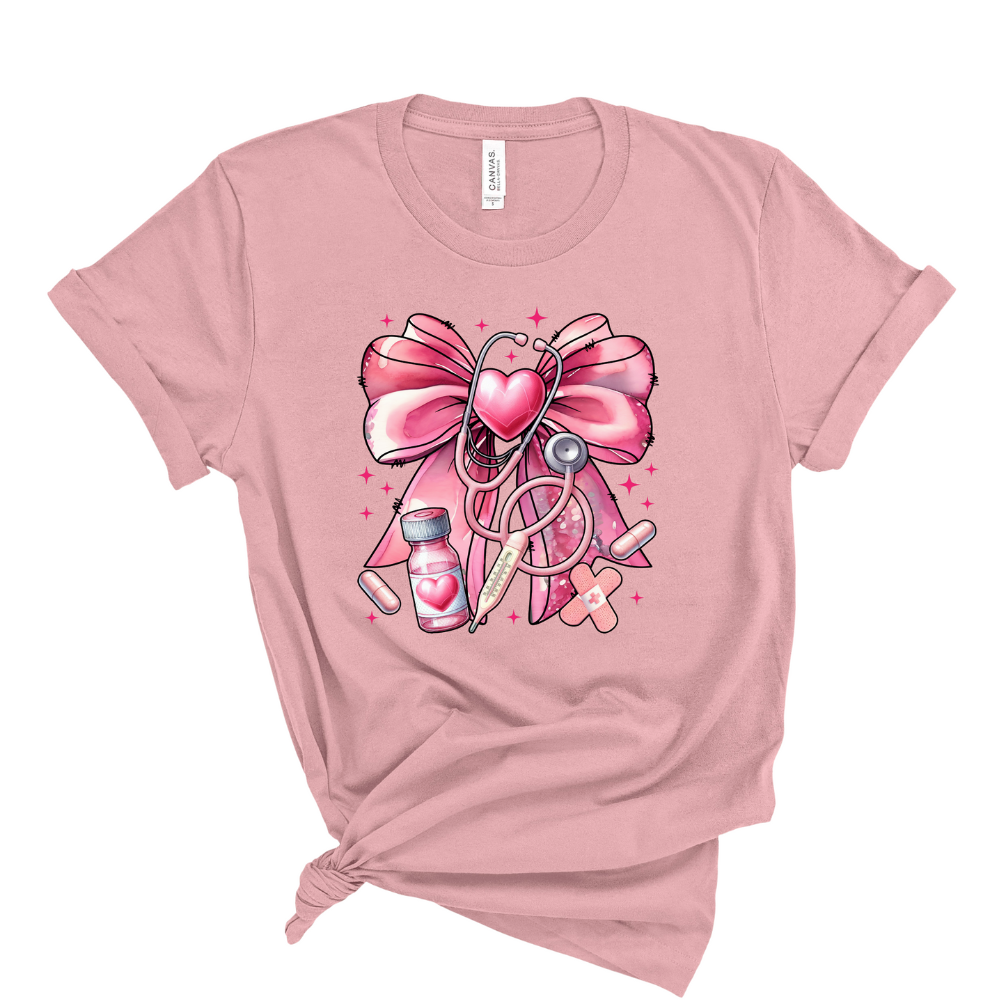 Nurse Ribbon T-shirt Pretty Blank Design, LLC