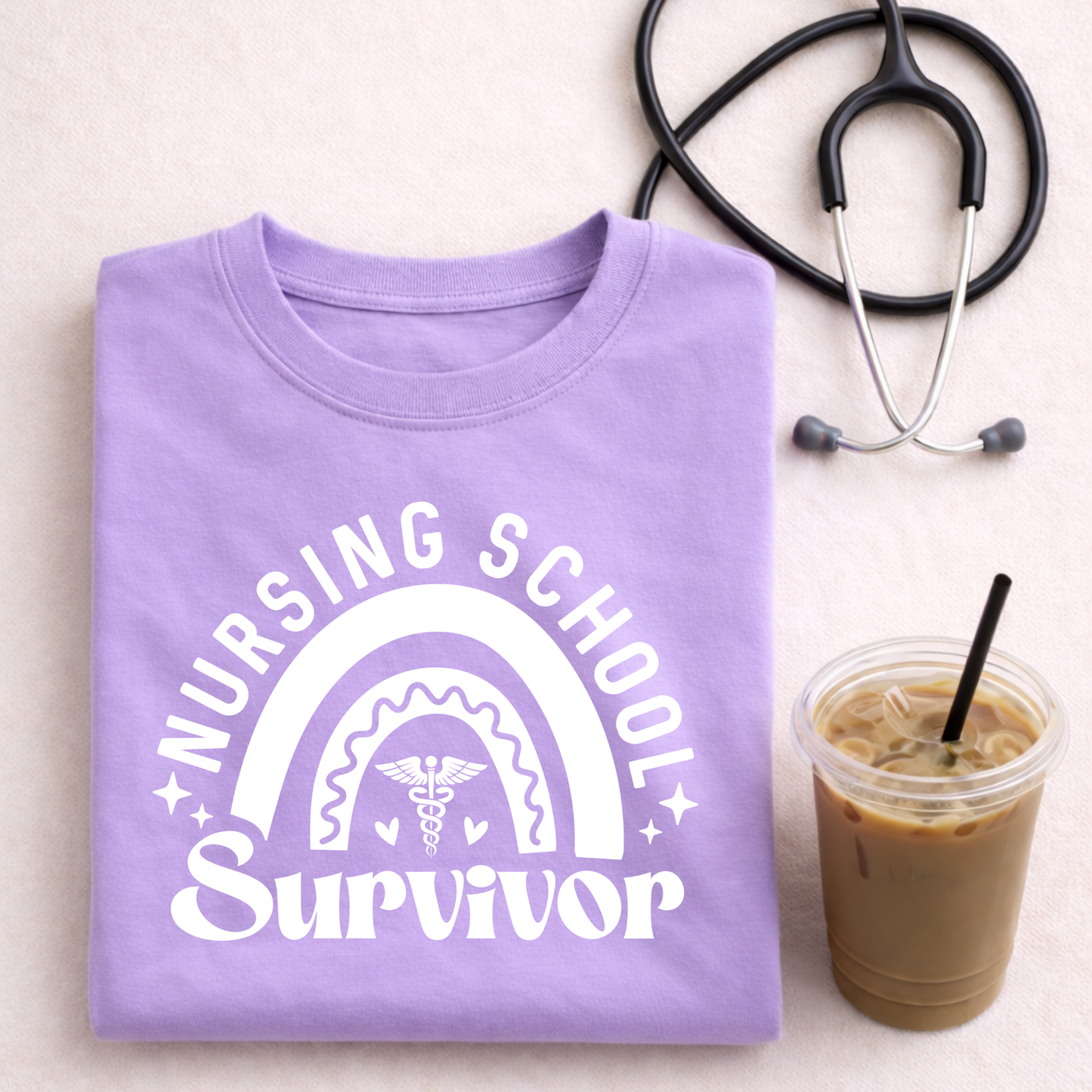 Nursing School Survivor Tee