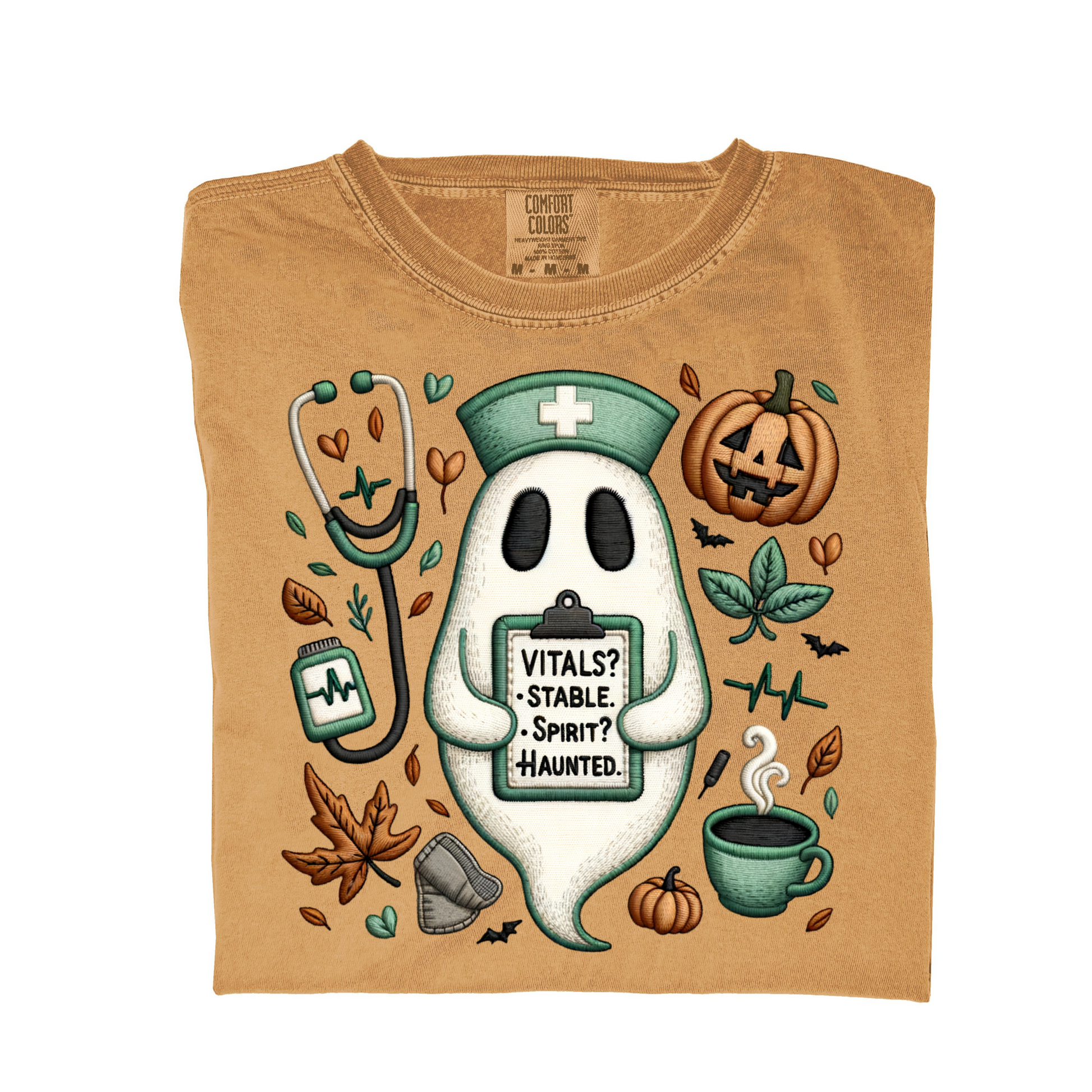 Spooky & Cute Nurse Halloween Shirt Pretty Blank Design, LLC