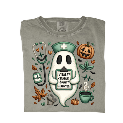 Spooky & Cute Nurse Halloween Shirt Pretty Blank Design, LLC
