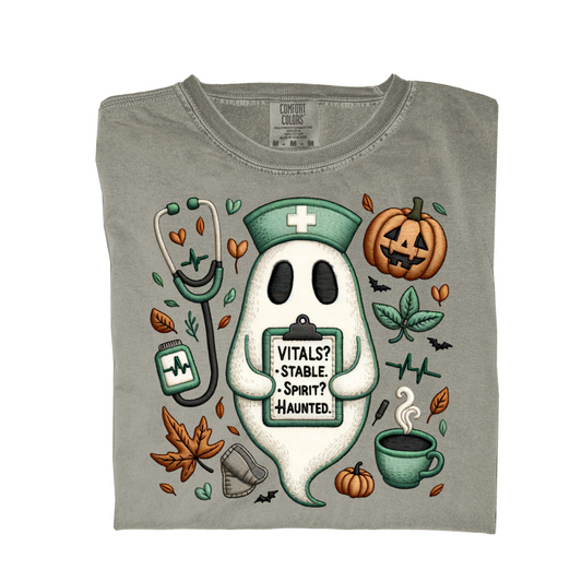 Spooky & Cute Nurse Halloween Shirt Pretty Blank Design, LLC