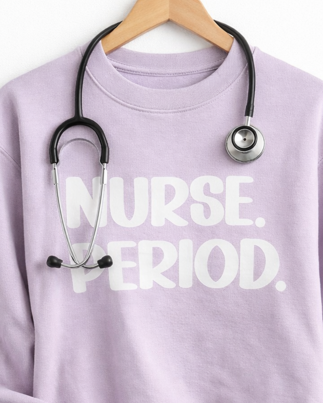 Nurse. Period. Orchid Sweatshirt