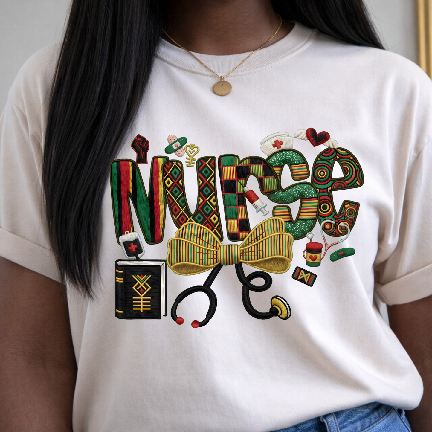 Juneteenth Nurse Life Comfort Colors Tee