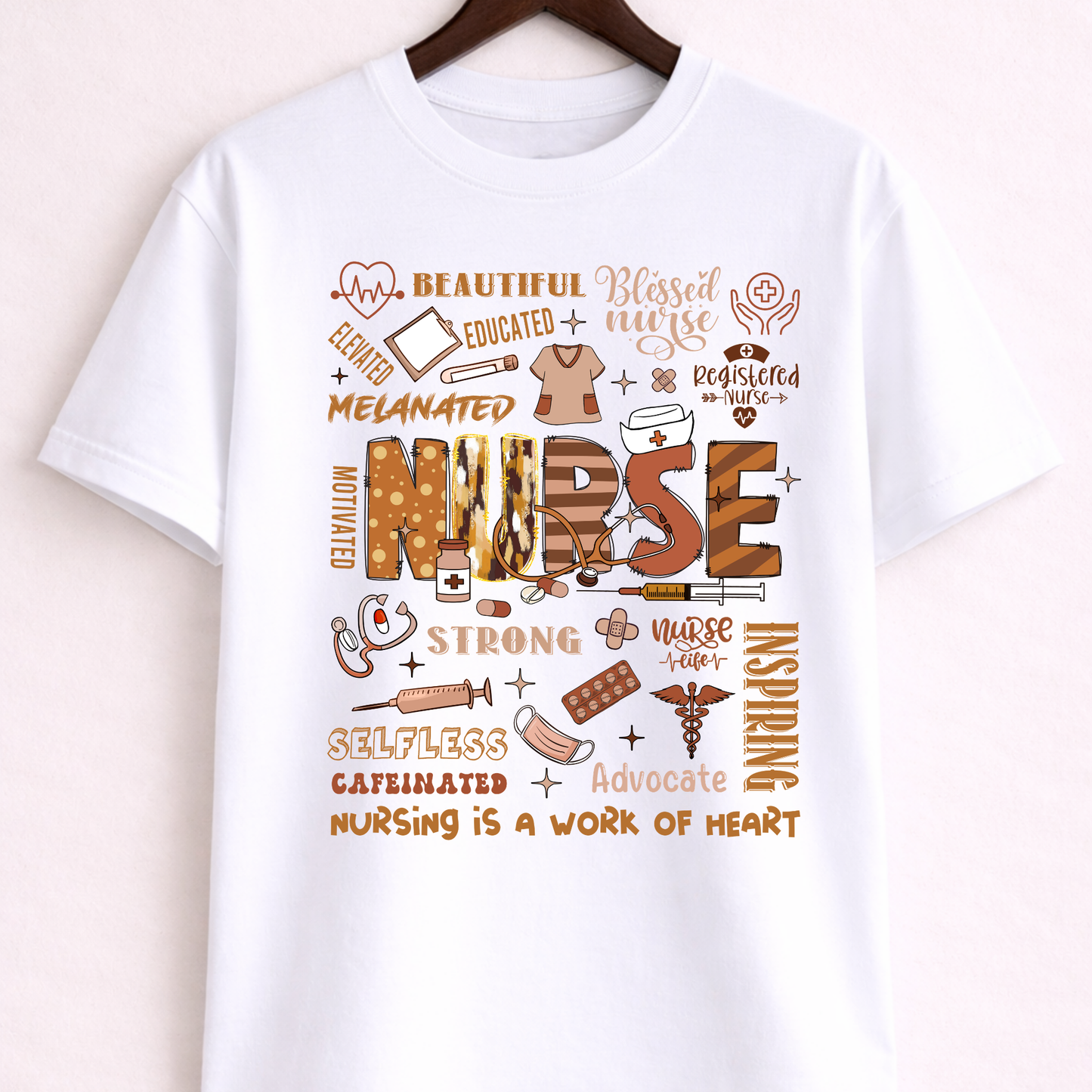 Melanated Nurse Affirmation Tee
