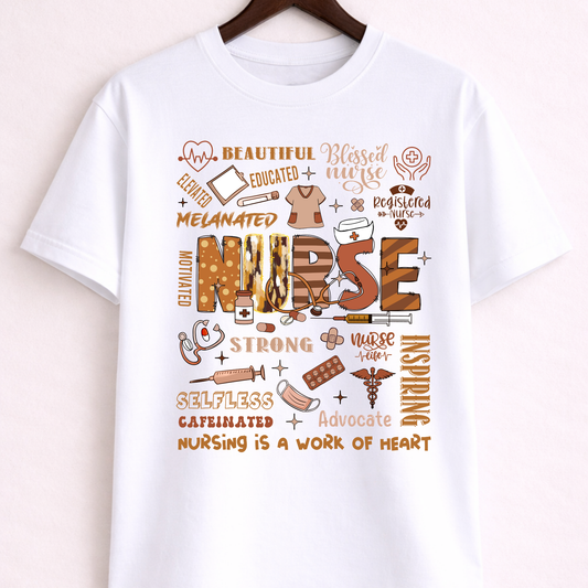 Melanated Nurse Affirmation Tee