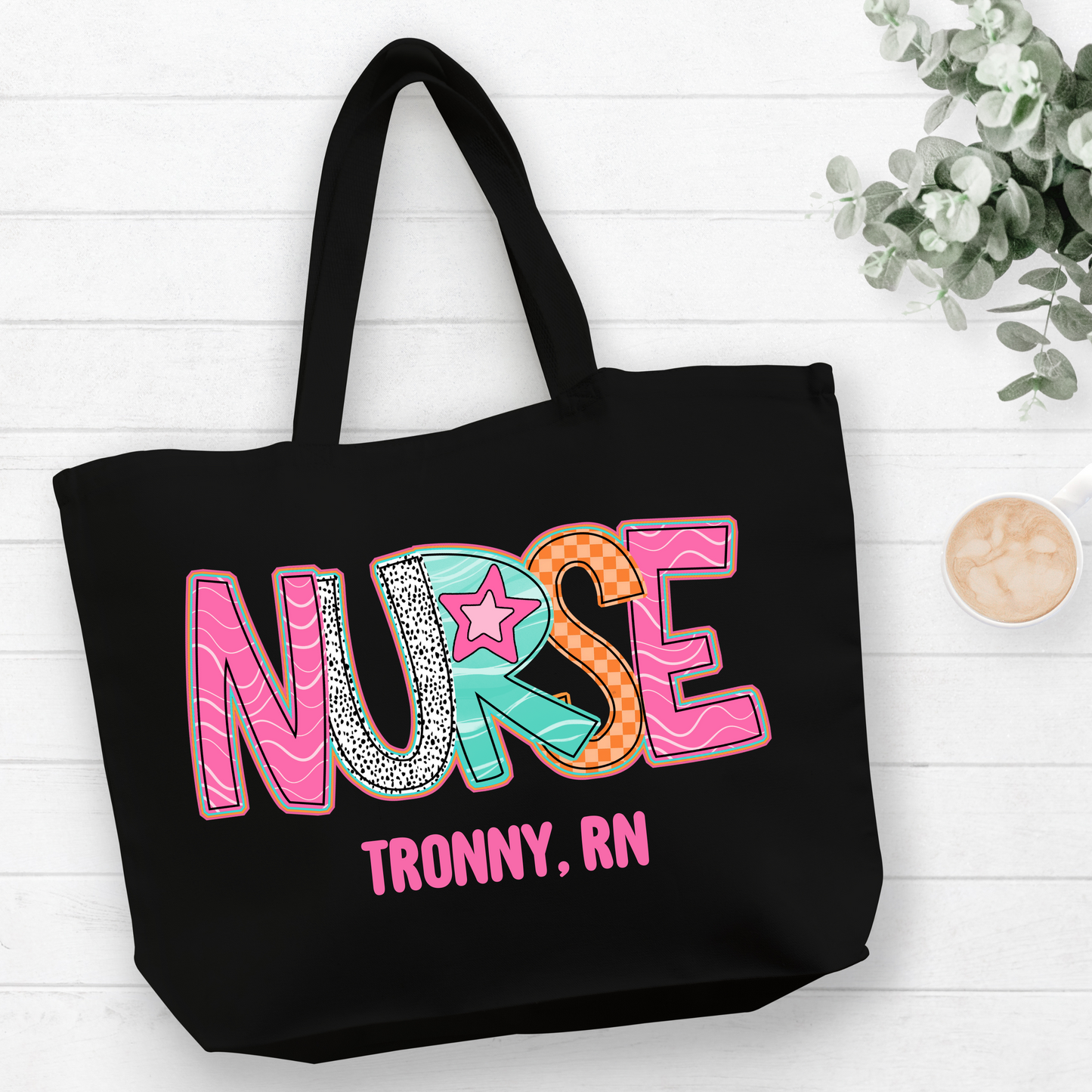 Nurse tote-bag Pretty Blank Design, LLC
