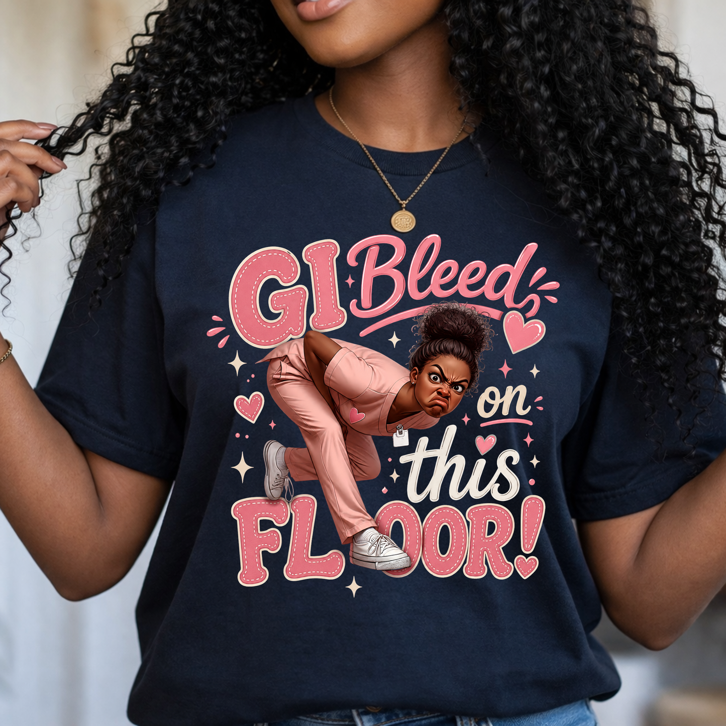 GI Bleed On This Floor! Nurse Humor Tee