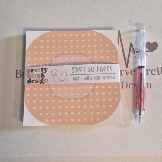 Nurse Band-aid Note Pad