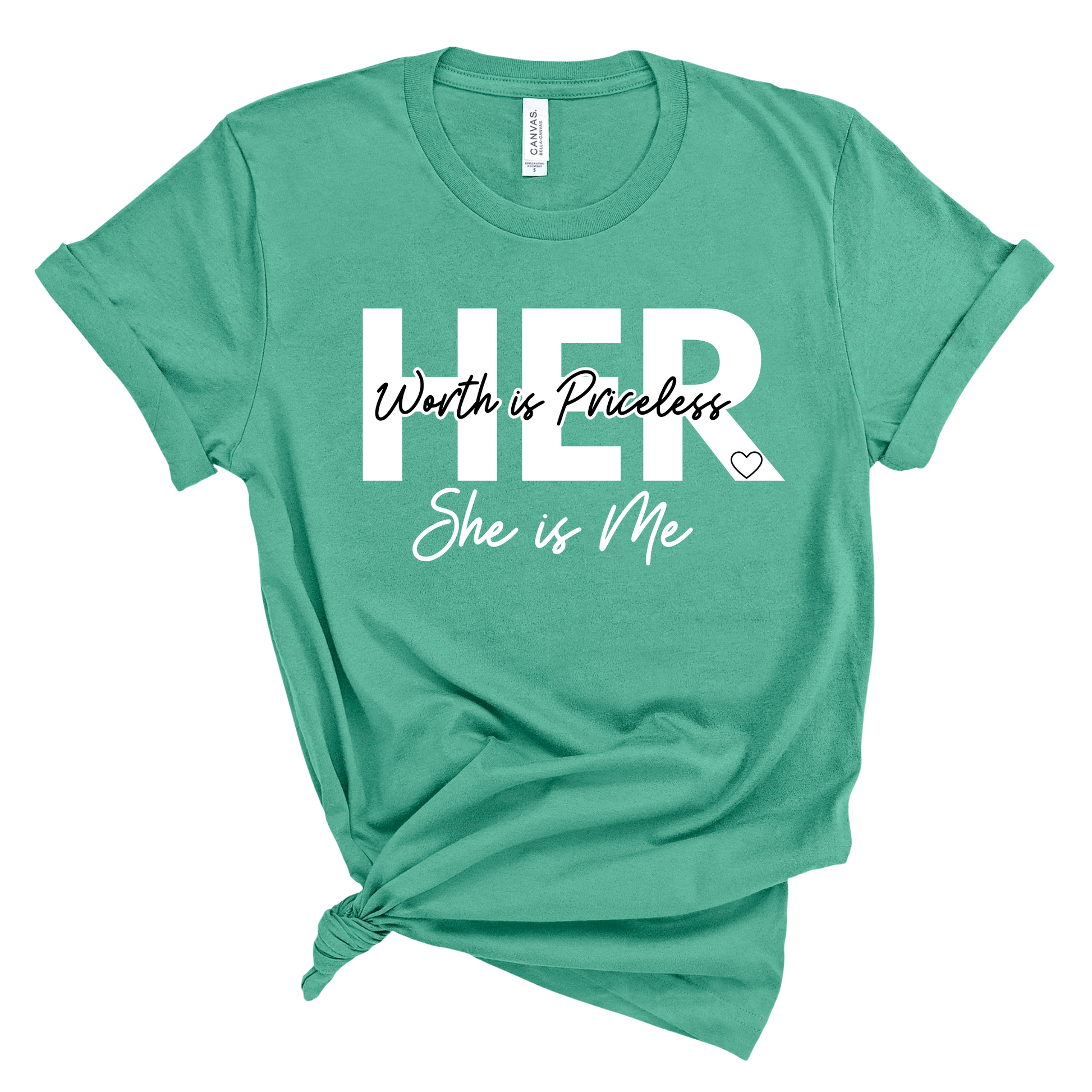 Her Worth is Priceless - White Pretty Blank Design, LLC