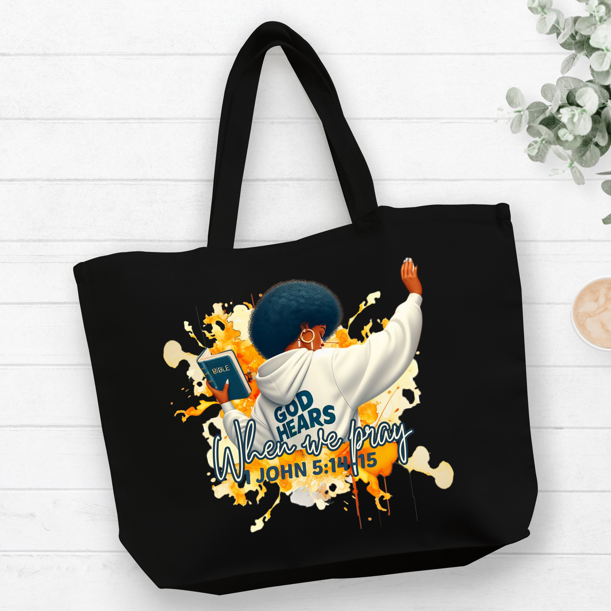 God Hears When We Pray Bag Pretty Blank Design, LLC