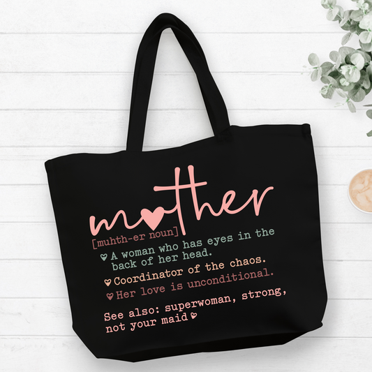 Definition of Mother Tote Bag Pretty Blank Design, LLC
