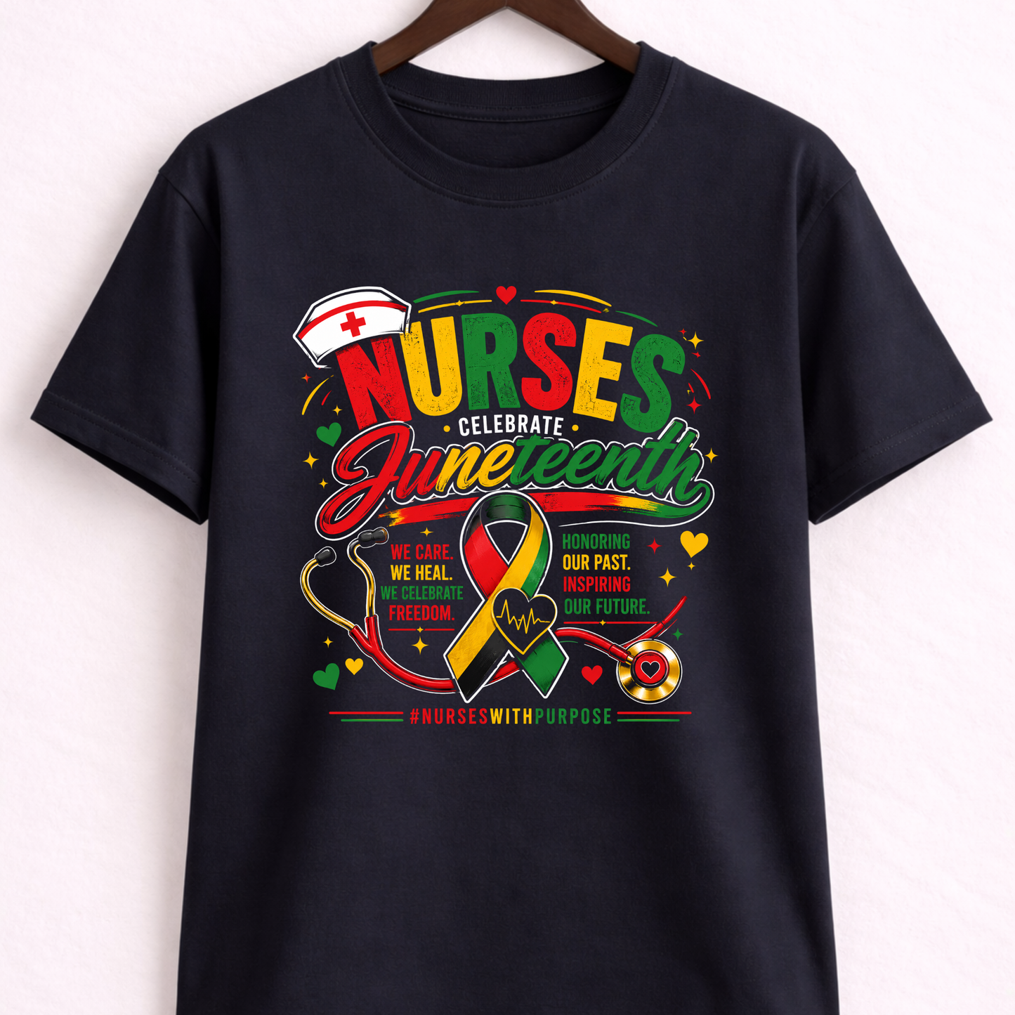 Nurses Celebrate Juneteenth | Nurses With Purpose Tee