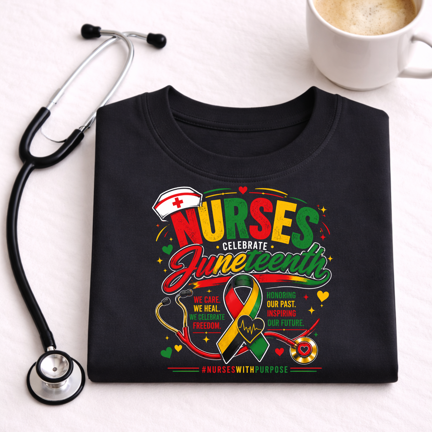 Nurses Celebrate Juneteenth | Nurses With Purpose Tee