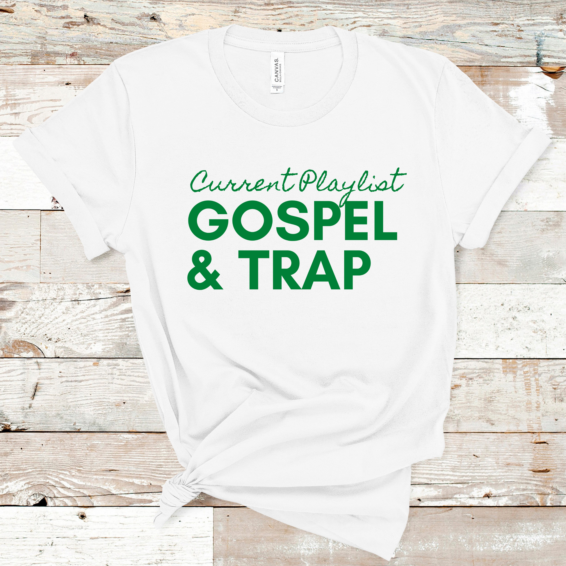 Current Playlist: Gospel & Trap Pretty Blank Design