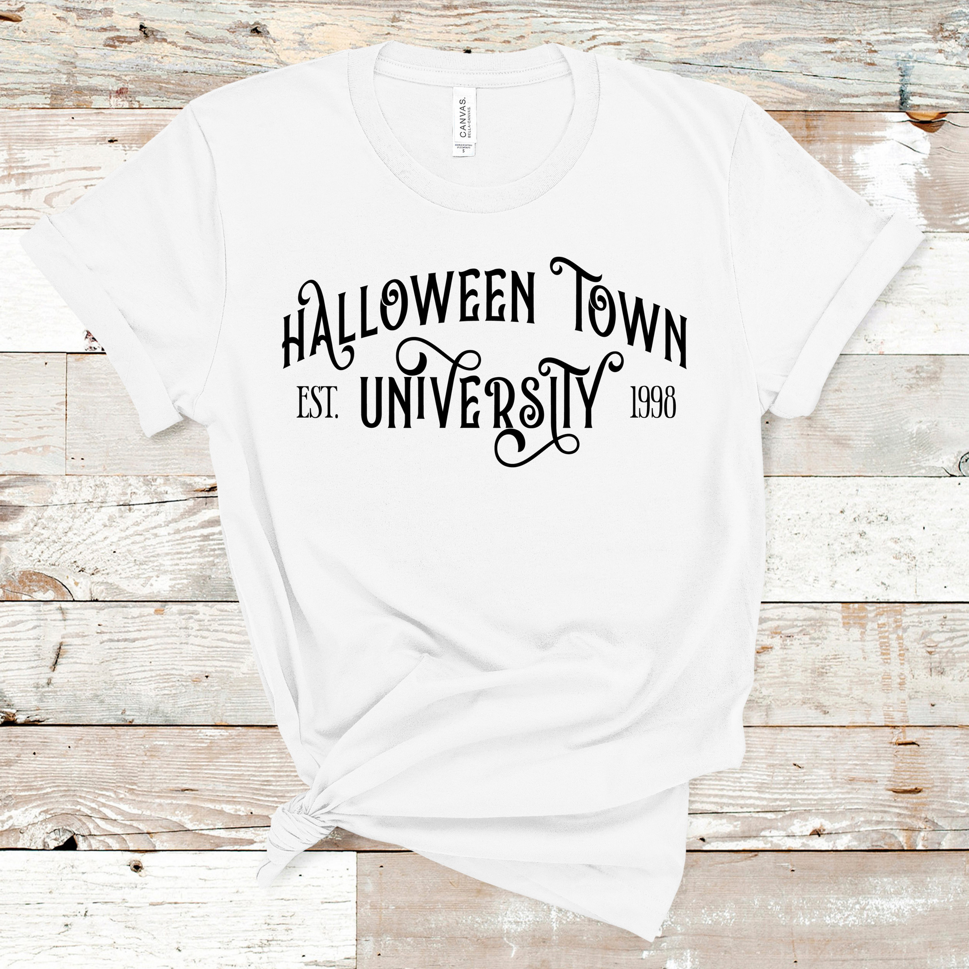 Halloween Town University T-shirt Pretty Blank Design