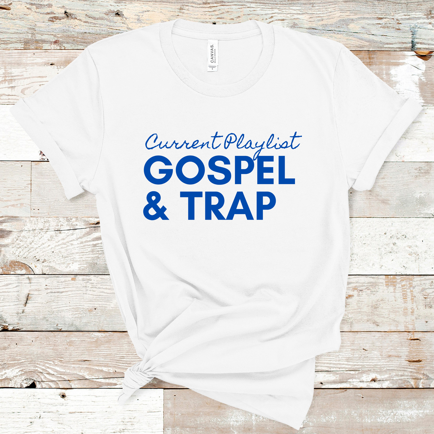 Current Playlist: Gospel & Trap Pretty Blank Design