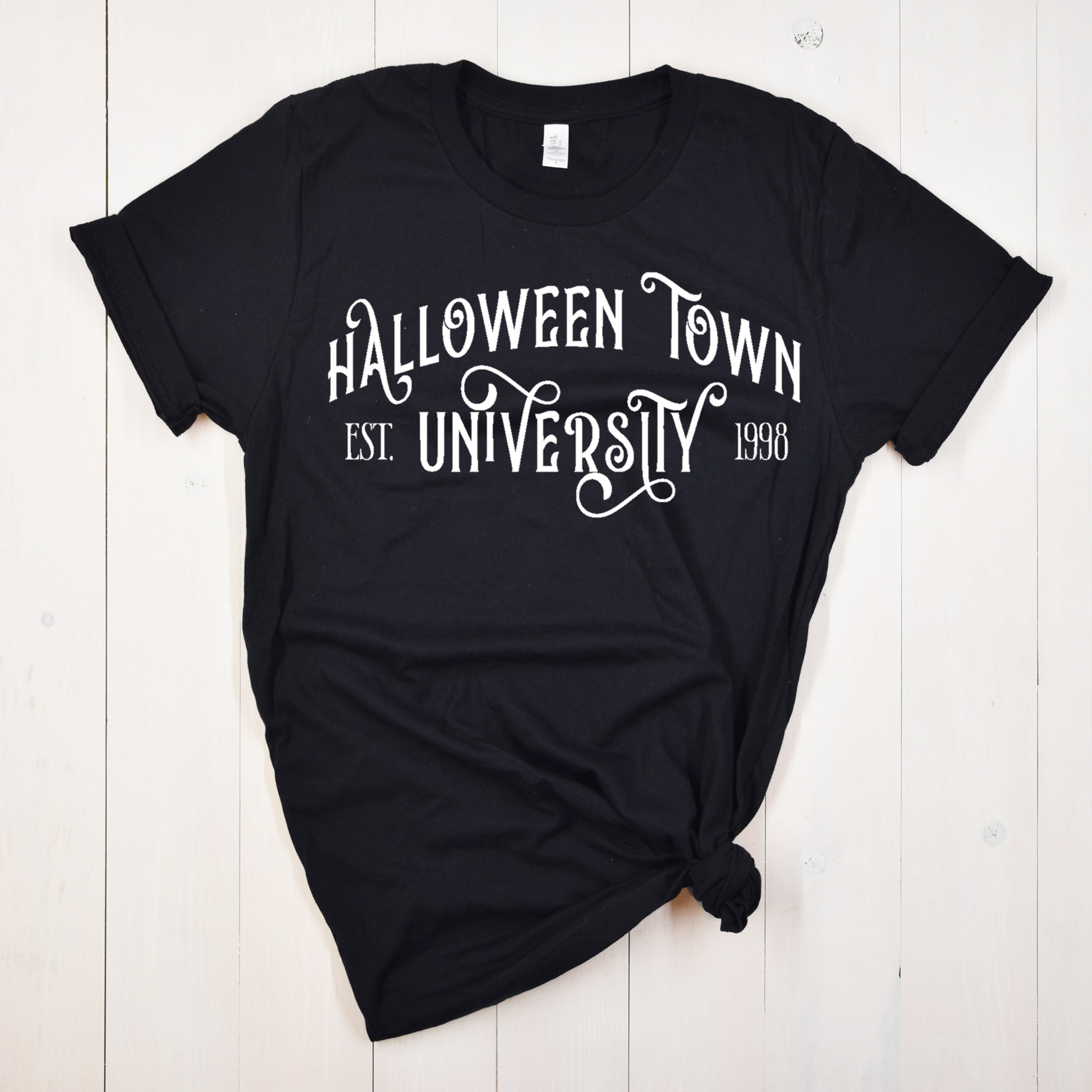 Halloween Town University T-shirt Pretty Blank Design