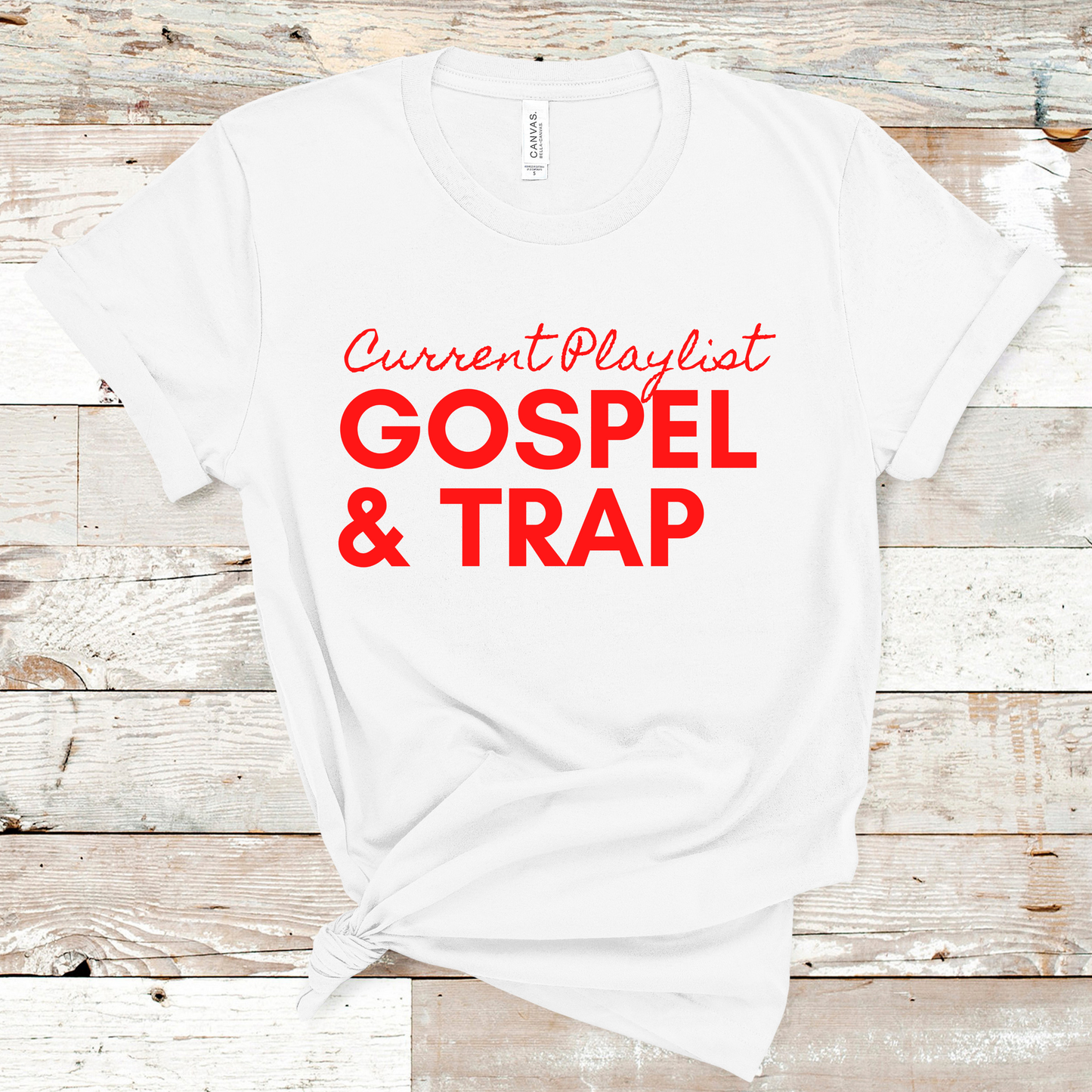 Current Playlist: Gospel & Trap Pretty Blank Design