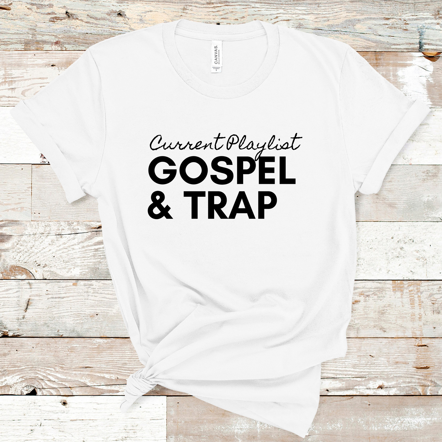 Current Playlist: Gospel & Trap Pretty Blank Design