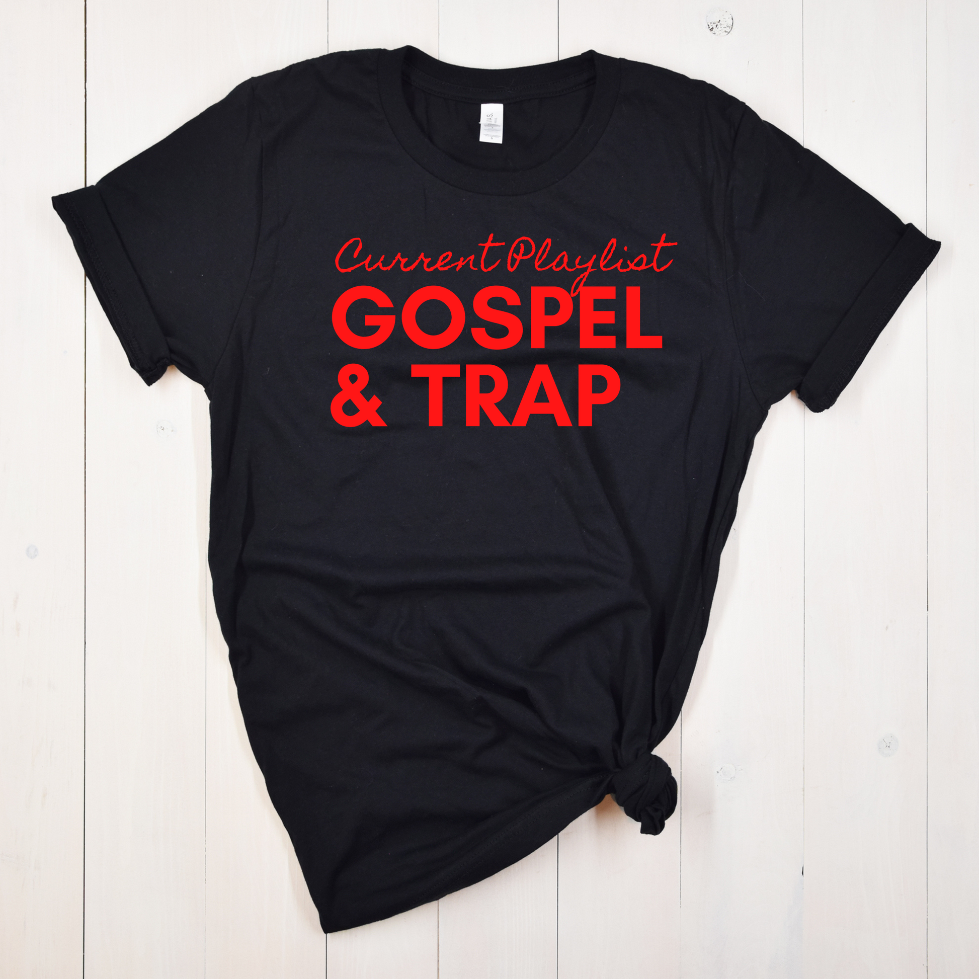 Current Playlist: Gospel & Trap Pretty Blank Design