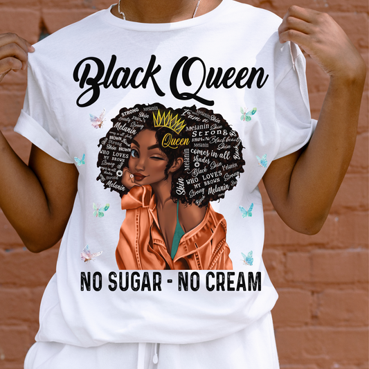 Black Queen T-shirt Pretty Blank Design