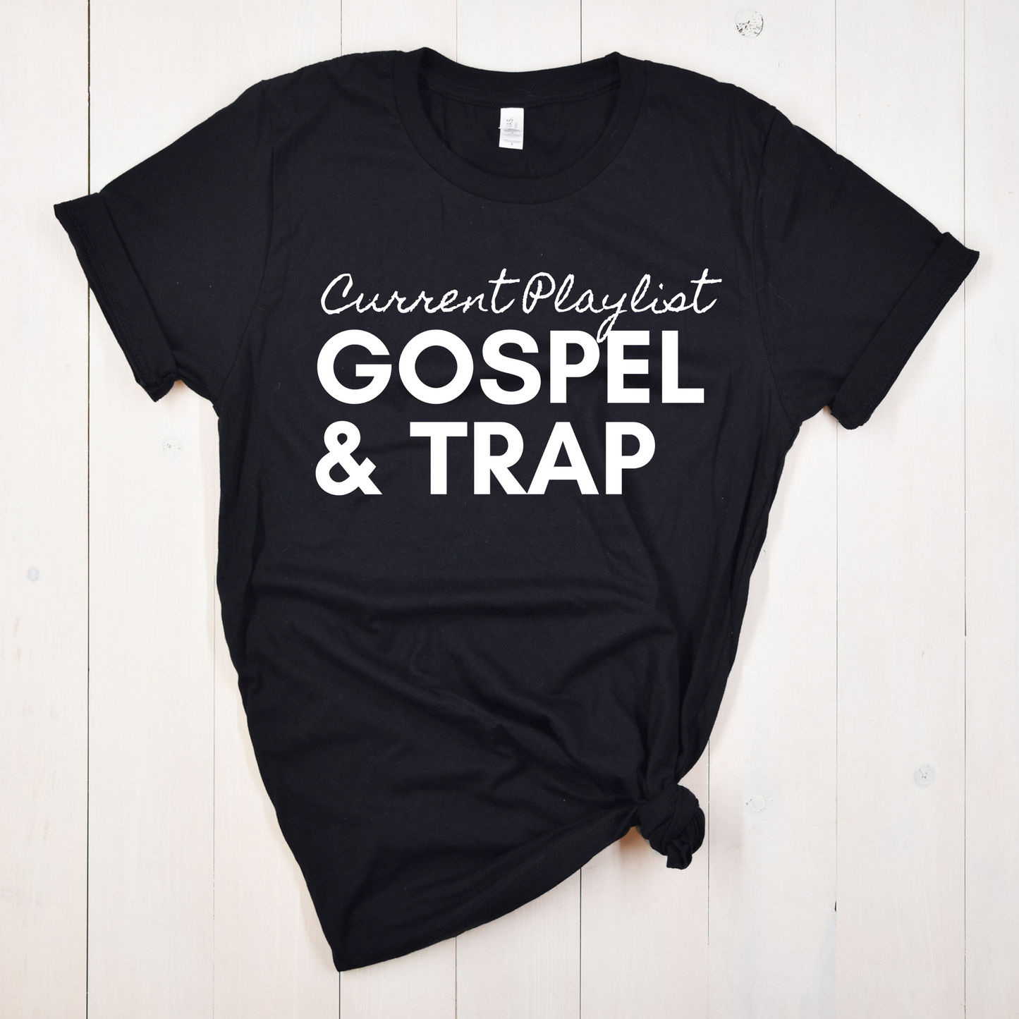 Current Playlist: Gospel & Trap Pretty Blank Design