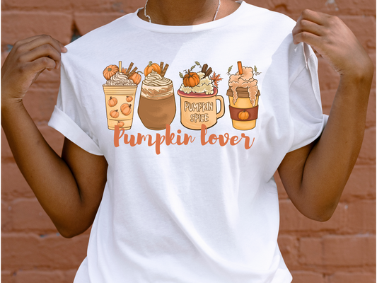 Pumpkin Lover T-shirt Pretty Blank Design