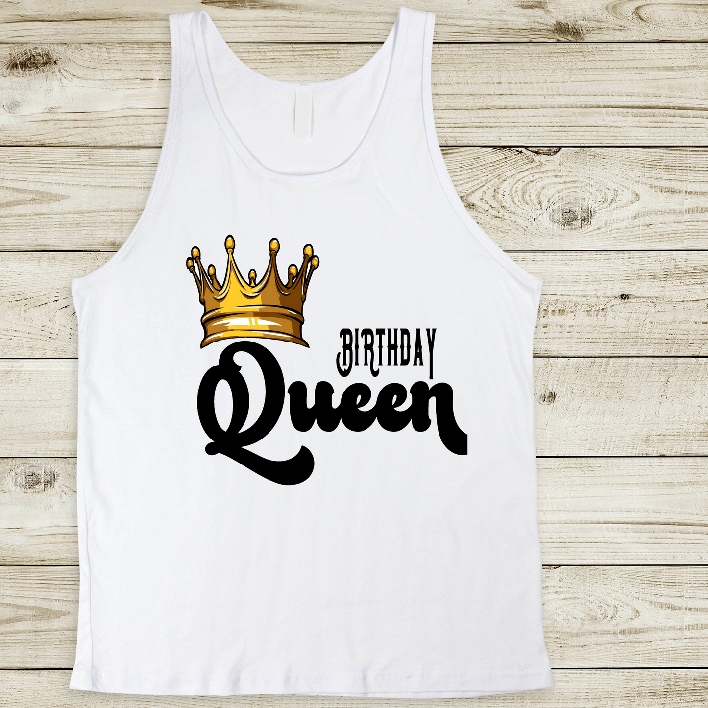 Birthday Queen T-shirt Pretty Blank Design